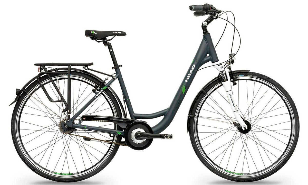 Фотографія Велосипед Head City 7G 28" (2020) 2020 Сіро-зелений